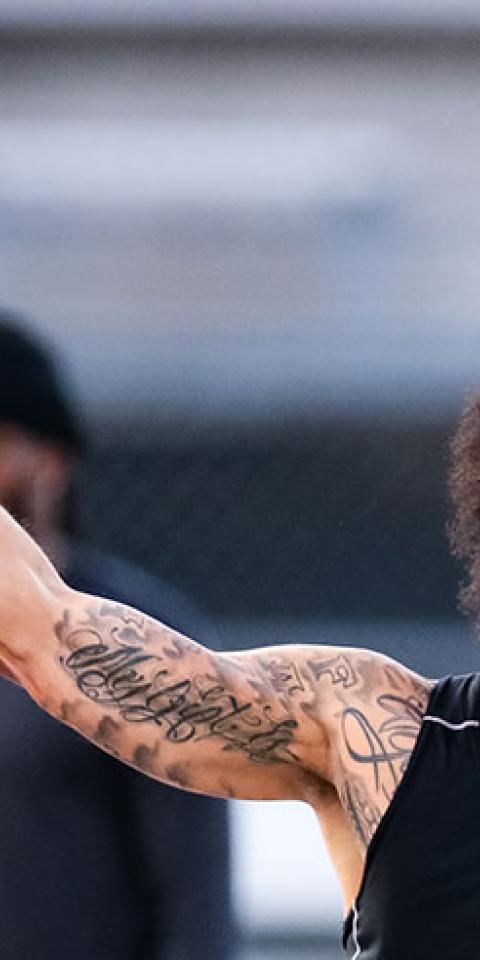 Colin Kaepernick works out for NFL scouts in Riverdale, Georgia in November, 2019. Could Kaepernick make a return to the NFL?