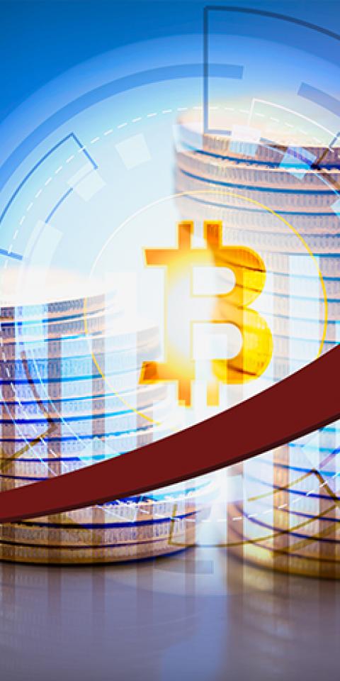 Bitcoin price nears record high