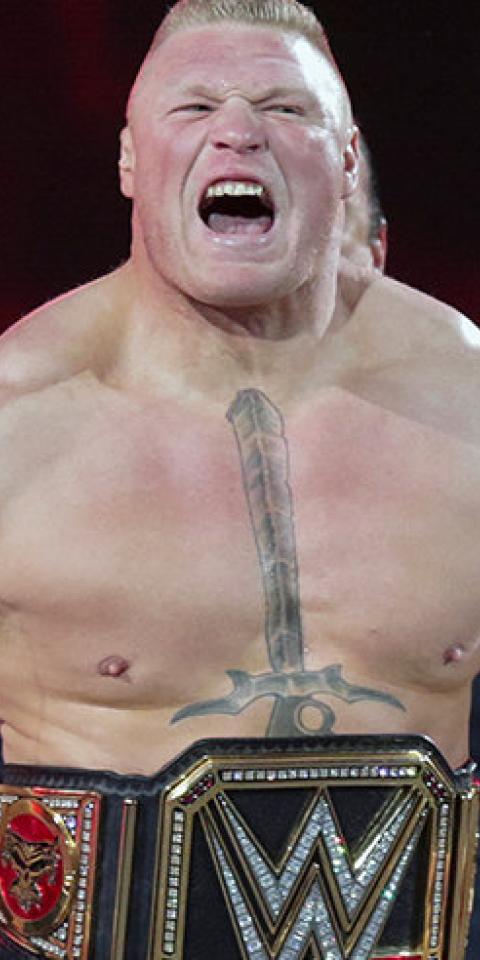 Brock Lesnar chilla y se presenta como uno de los candidatos para el WWE Royal Rumble 2021