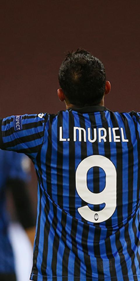 Muriel celebra un gol y parece que será titular para el próximo Atalanta Vs Napoli de la Copa Italia.