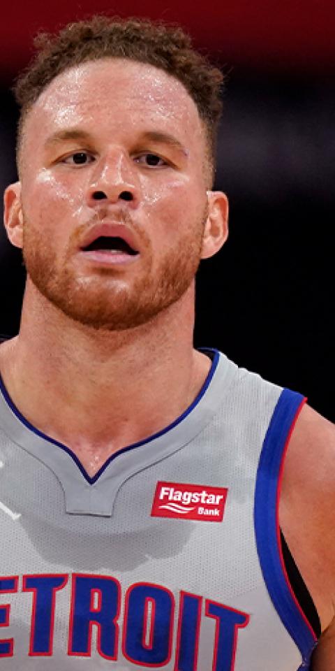 Blake Griffin has great odds to dunk in an NBA game even if he hasn't done it since December 2019.