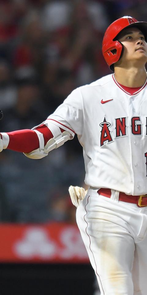 Shohei Ohtani and the Los Angeles Angels take on the Los Angeles Dodgers on Friday night.