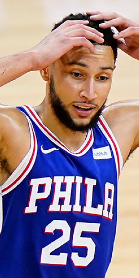 What team will Ben Simmons play for next? Will he even be traded? Check out Odds Shark's breakdown of Ben Simmons prop bets.