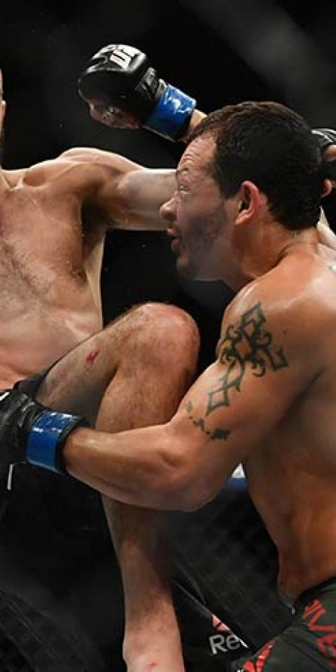 Odds Calvin Kattar x Giga Chikadze: apresentação passada de Chikadze contra Rivera no UFC