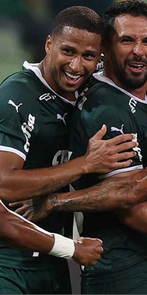 São Bernardo x Palmeiras: Palpite de apostas no Paulistão - Time do Palmeiras comemora gol
