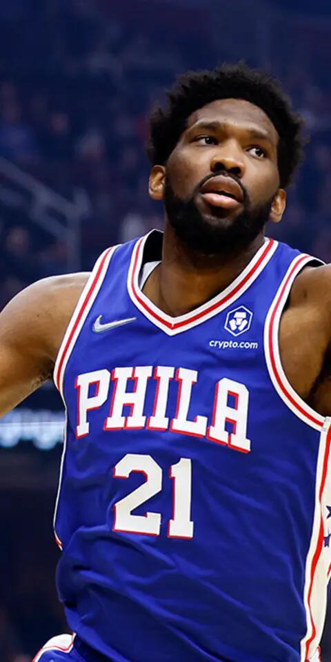 Joel Embiid & 76ers are home favorites against the Raptors on March 20, 2022.