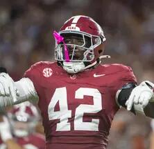 Alabama LB Yhonzae Pierre - Alabama vs Auburn Iron Bowl Odds & Picks