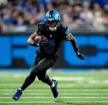 Detroit Lions RB Jahmyr Gibbs - Cowboys vs Lions Odds & Odds