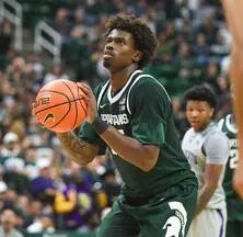 Michigan State F Coen Carr - Michigan State vs Michigan Odds & Picks March 8, 2026