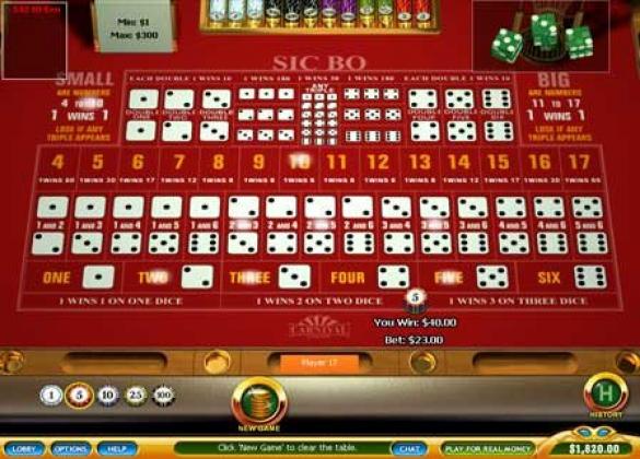 sic bo is one of the oldest casino games