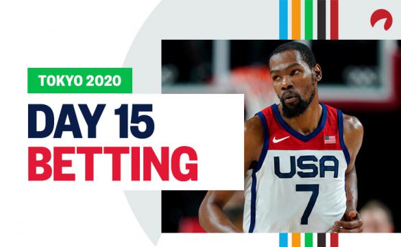 Team USA men's basketball face France in the semi final on Day 15
