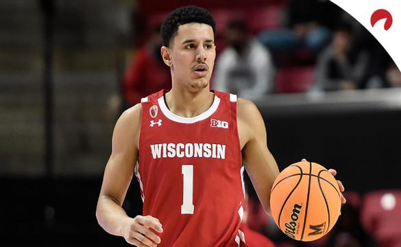 Wisconsin guard, Johnny Davis takes the top spot in latest college basketball player of the year odds.