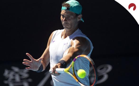 Rafael Nadal, en la imagen, es uno de los favoritos en las apuestas en el Open de Australia en 2022.