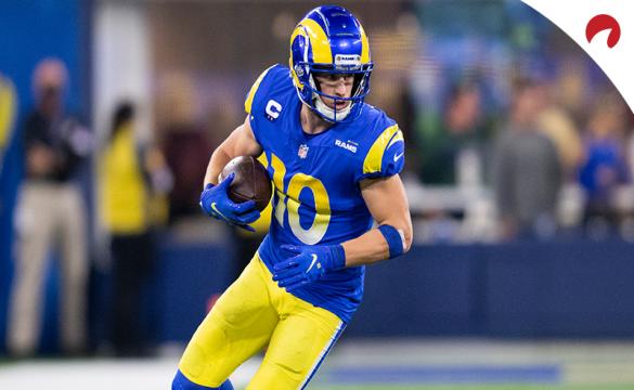 Los Angeles Rams wide receiver, Cooper Kupp is the top pick for our playoff touchdown scorer bet.