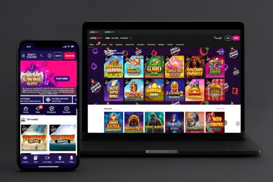 Party Casino Mobile and Desktop Mockup